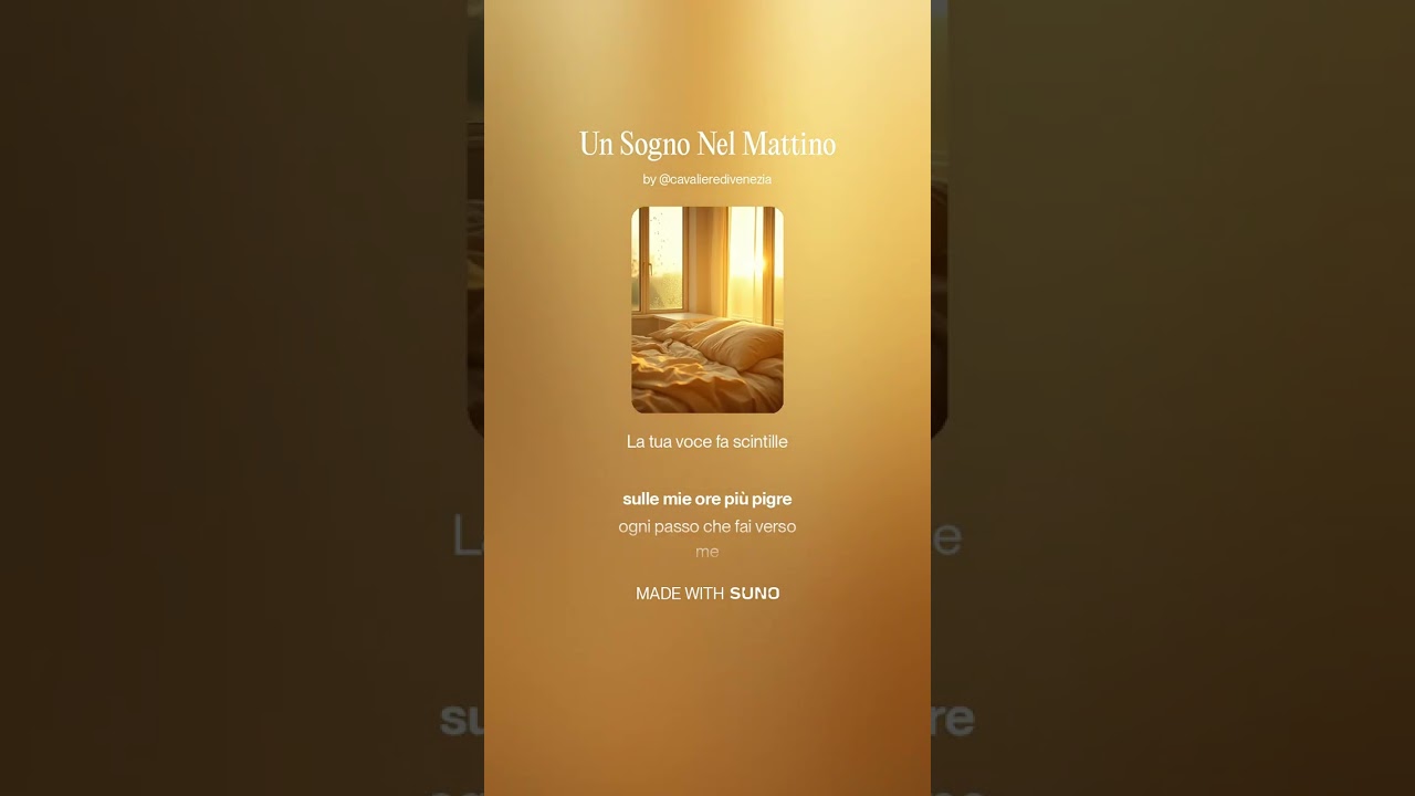 Un Sogno Nel Mattino