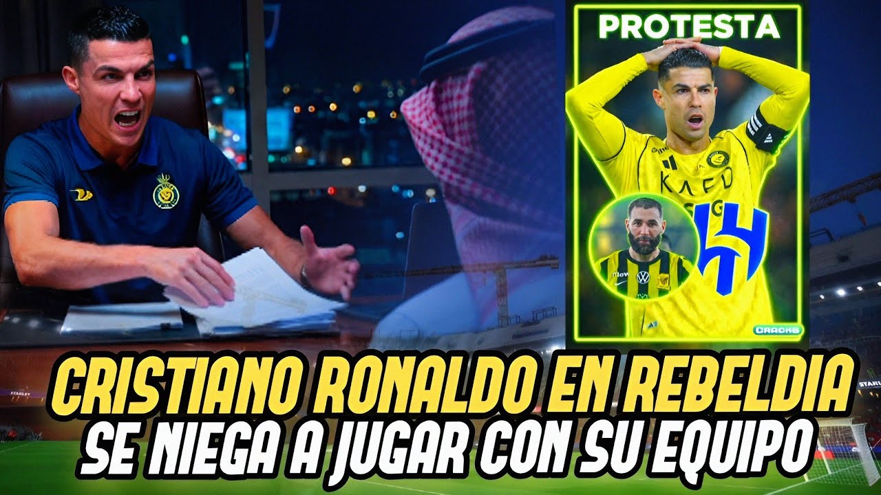 💥CRISTIANO RONALDO SE DECLARA EN REBELDÍA Y AMENAZA CON NO JUGAR Y EXIGE FICHAJES PARA COMPETIR 😳