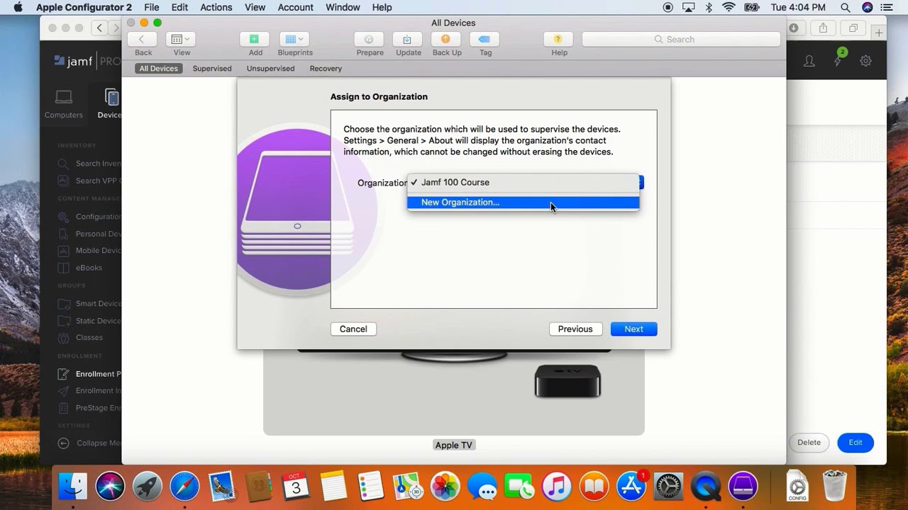 Jamf 100 Course Lesson 24 Apple Configurator 2 Enrollment