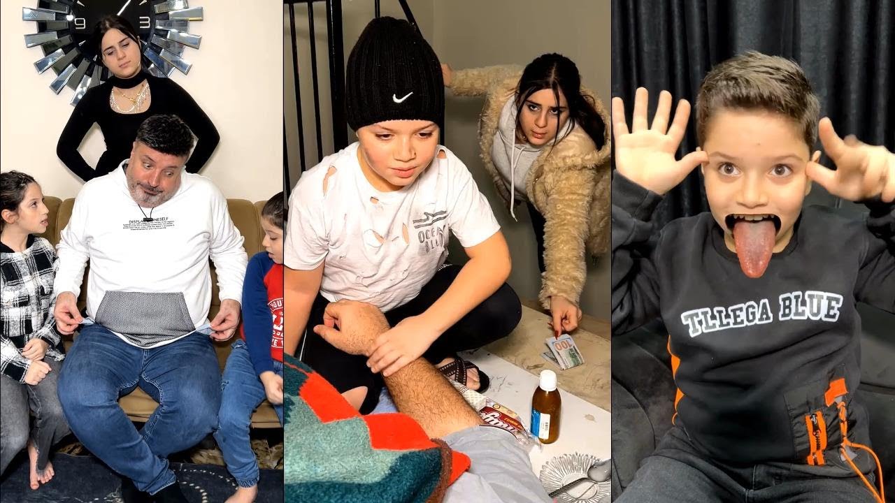 يتحمل كل شيء من اجل والده المريض 😢 He bears everything for the sake of his sick father