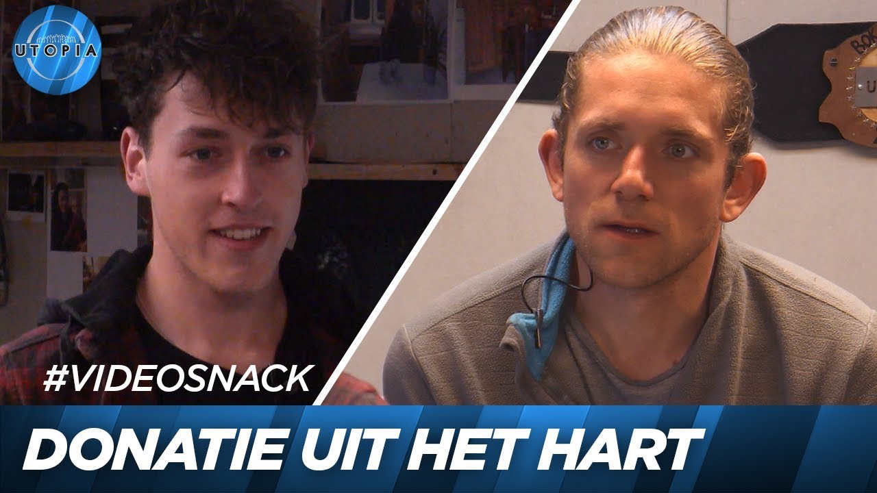 Emotionele Brandon doneert al zijn zakgeld! | UTOPIA