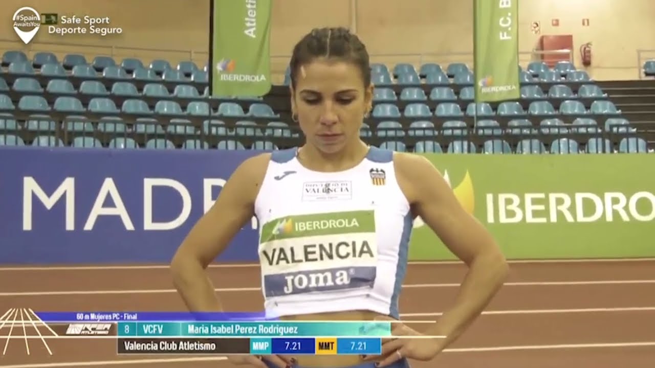 R&eacute;cord de Espa&ntilde;a de Maribel P&eacute;rez | 7.20 en 60m - Copa Iberdrola