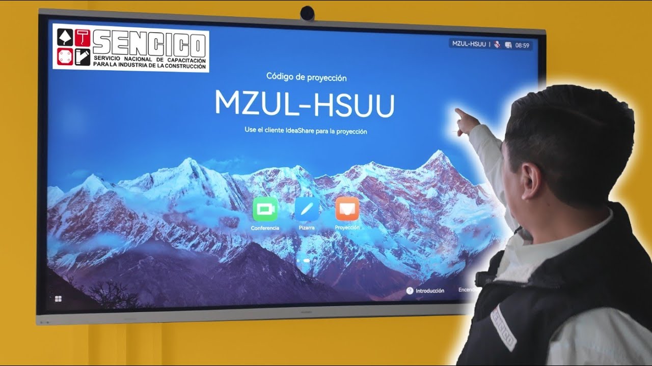 CÓMO USAR LAS NUEVAS PANTALLAS INTERACTIVAS | SENCICO HUANCAYO