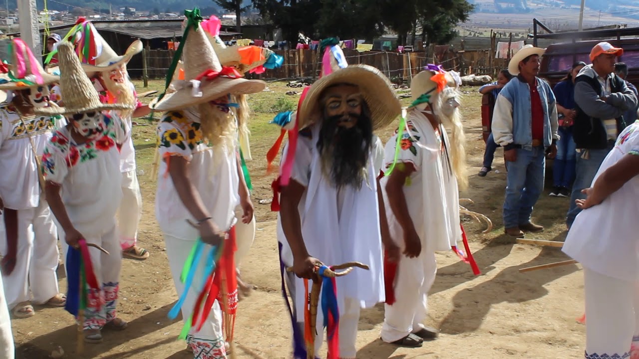 Danza de Tares y Maringuias de Sevina Michoacan  Diciembre del 2018- Llegada a casa del carguero