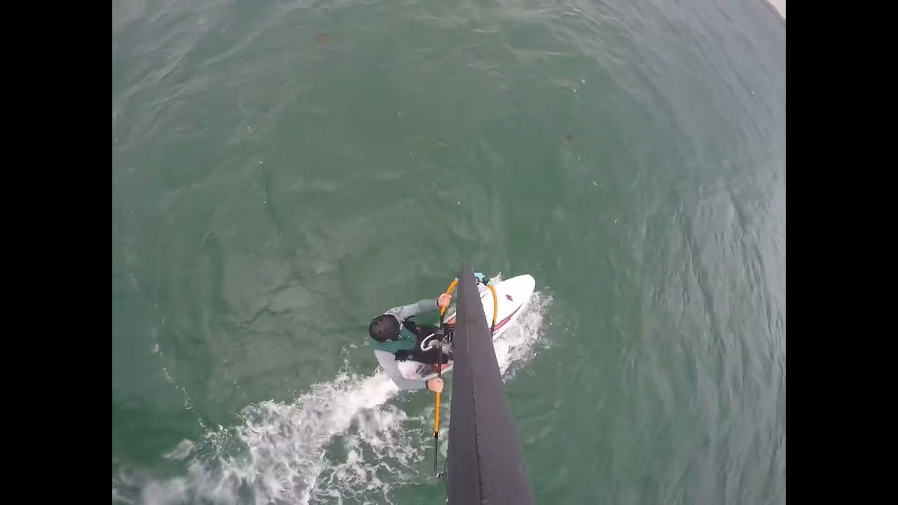 Windsurfing at Ynyslas June 2022