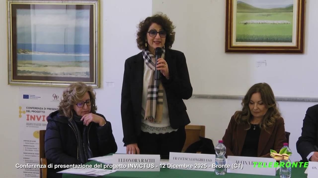 Conferenza di presentazione del progetto INVICTUS