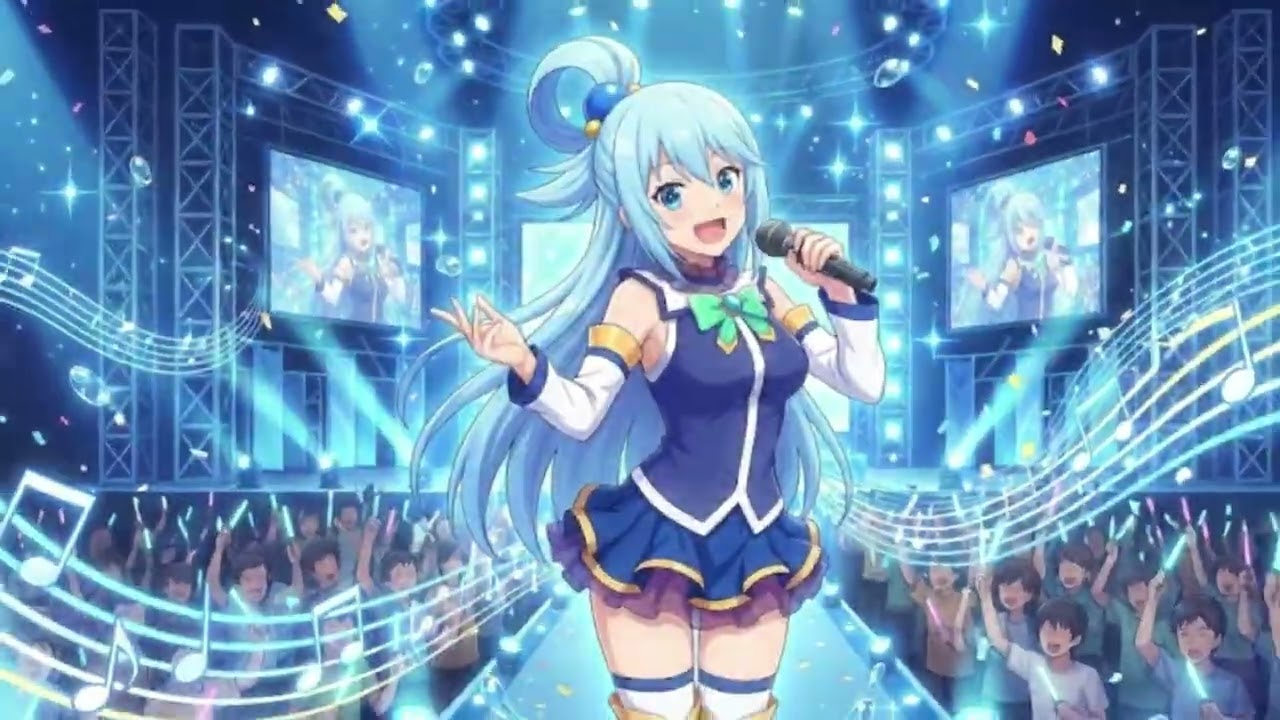 Konosuba | Aqua, la diosa del agua | K-Pop Anime IA