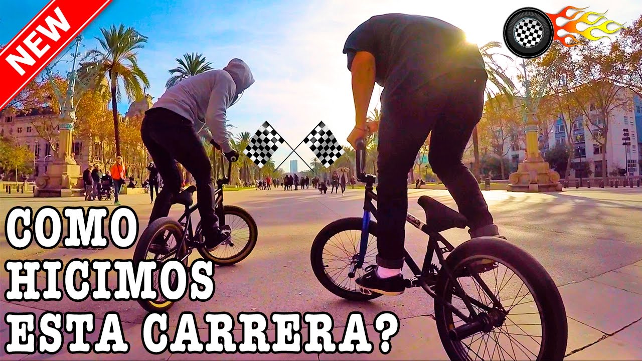 CARRERA DE BMX SIN CADENA! COMO HICIMOS ESTO?