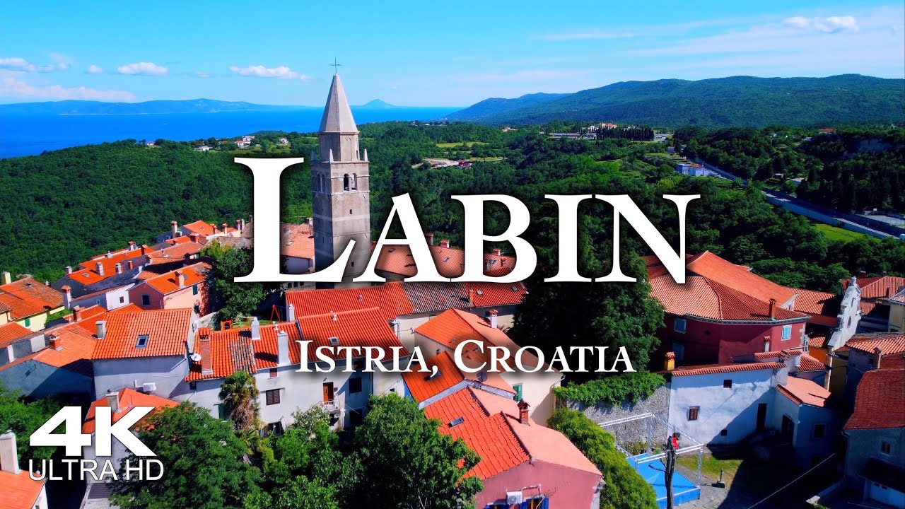 LABIN 🇭🇷 4K Drone Aerial | Albona Vinež Kvarner Croatia Hrvatska