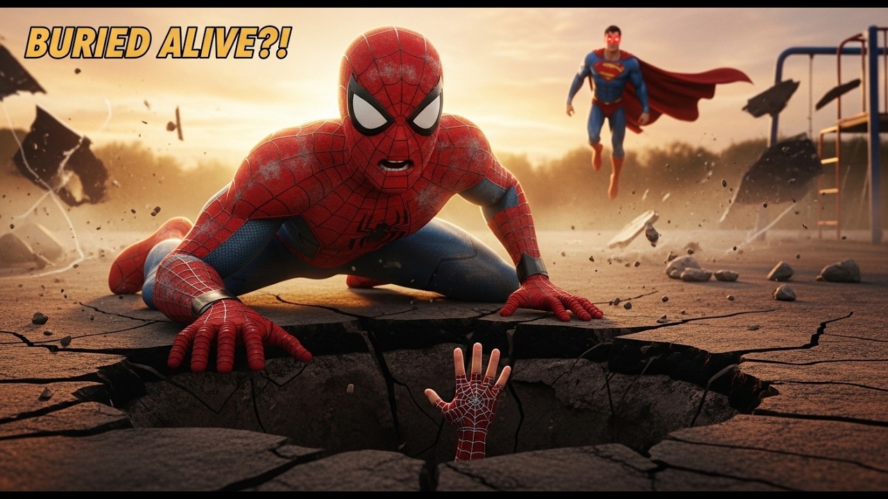 Spider-Man’s Son Buried Alive — Superman’s Heroic Rescue