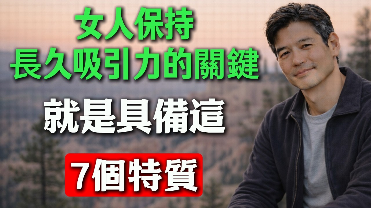 女人保持長久吸引力的關鍵：具備這7個特質，最後一個簡直無敵！