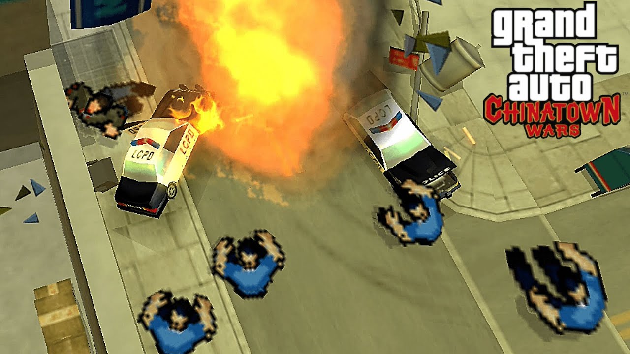 GTA: Chinatown Wars [PSP] Free-Roam Gameplay #9