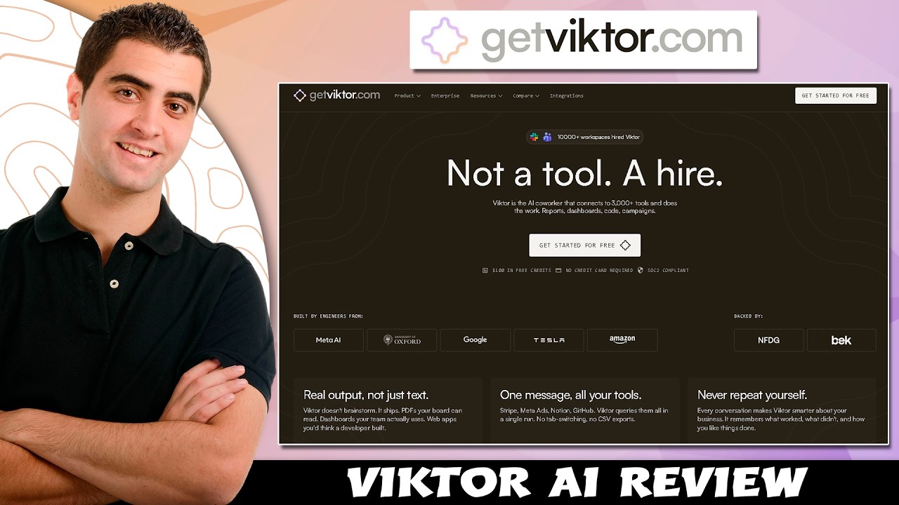 Обзор Viktor Ai &mdash; ИИ-помощник (коллега) для отчетов, панелей мониторинга, кода и кампаний | Обзор