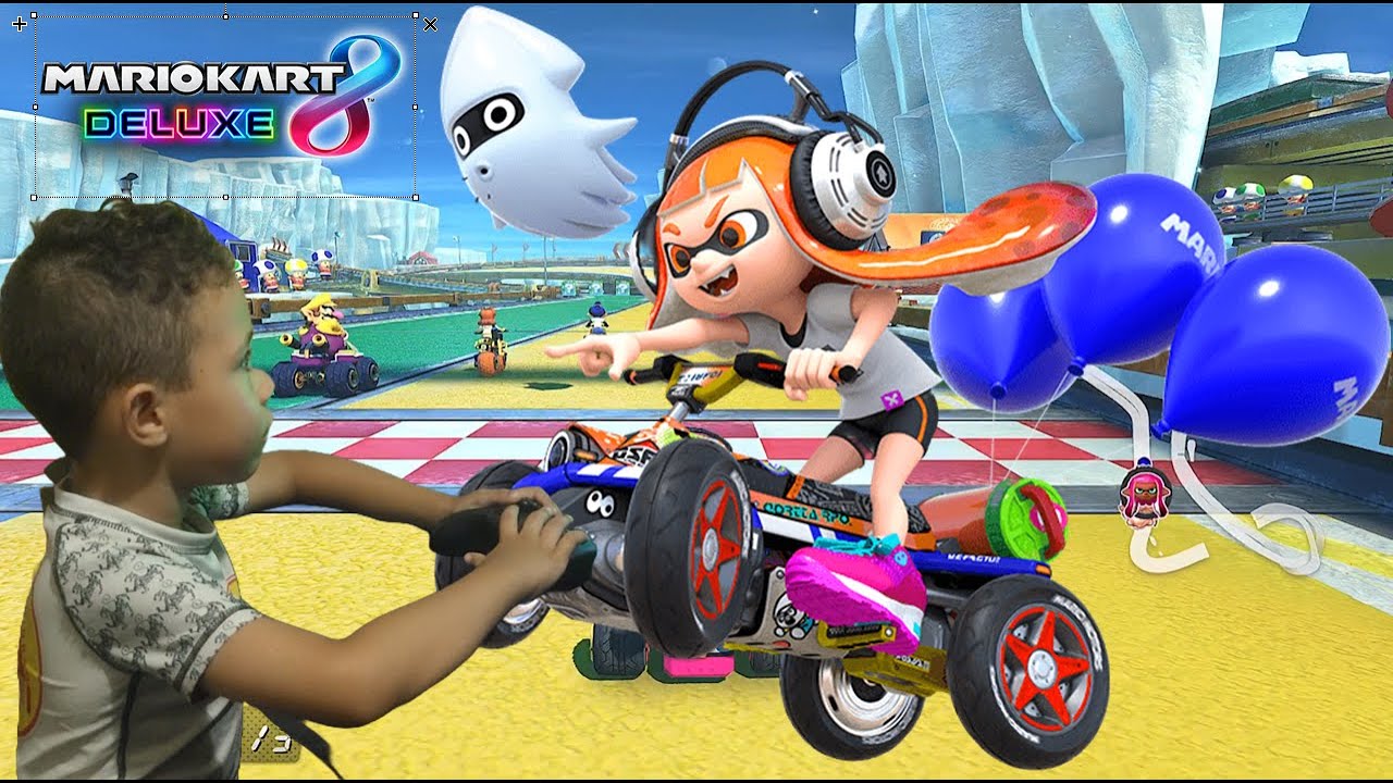109 Mario Kart 8 Deluxe, Henrique ESCOLHE SEMPRE O MESMO PERSONAGEM..
