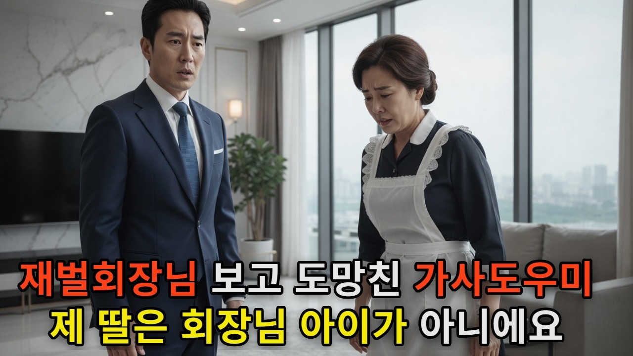 회장님, 저는 그냥 가사도우미예요. 제발 모르는 척 해주세요. 30년 전 가난 때문에 놓쳤던 첫사랑 은숙이. 그녀가 제 집 가사도우미로 들어왔을 때만 해도 저는 몰랐습니다