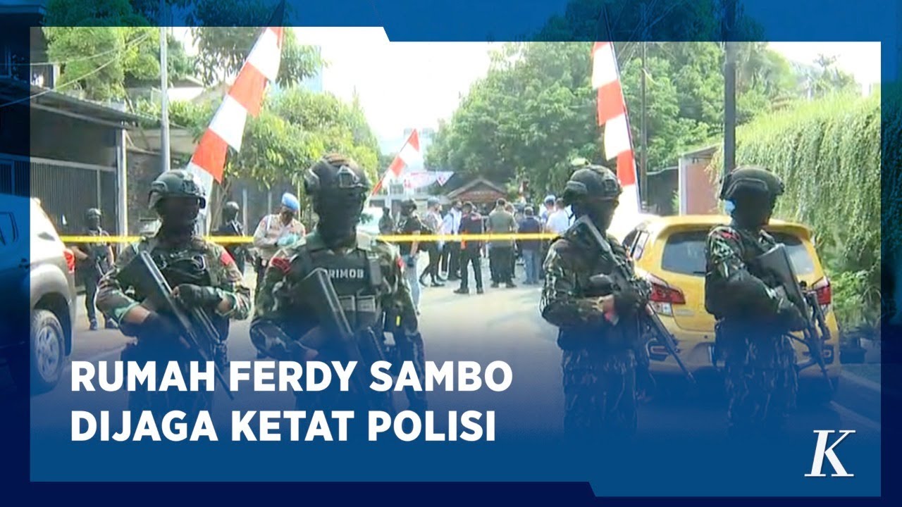 Rumah Pribadi Ferdy Sambo Dipasang Garis Polisi
