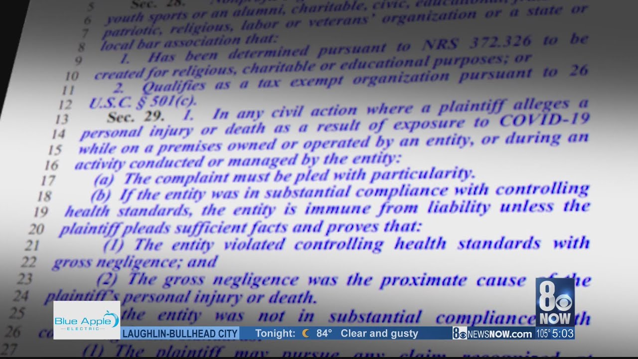Controversial business liability bill advances to the Senate; vote likely this evening