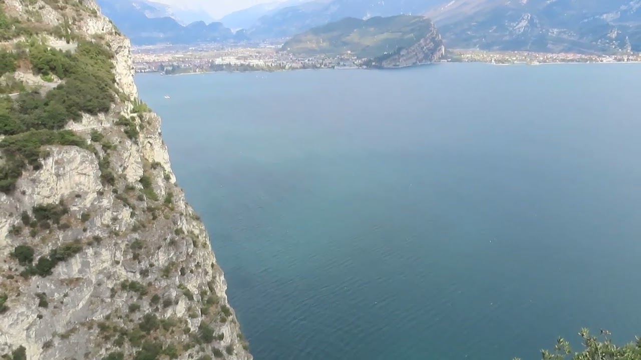 Ponale Trail on a cloudy day - Riva del Garda, Lake Garda, Italy