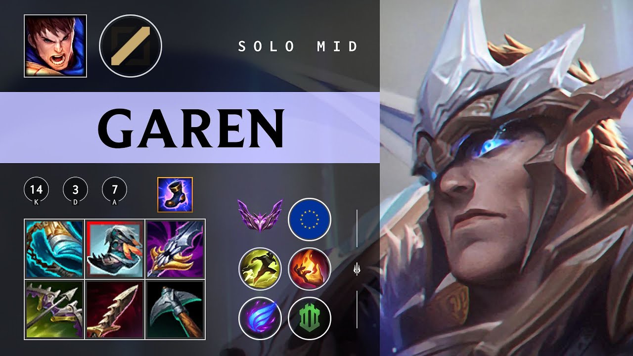 Garen Mid vs Zoe - EUW Master Patch 26.03