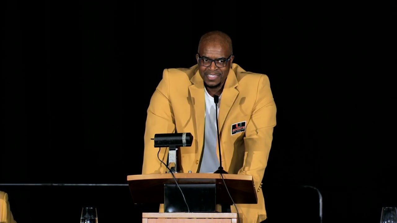 Jerome McDougle acceptance speech - University of Miami Sports Hall of Fame and Museum