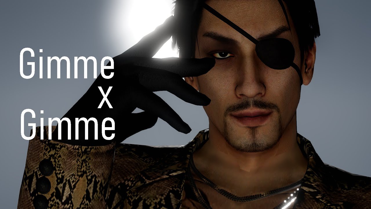 Majima while he was waiting 10 years for Kiryu [MMD] [Model DL]