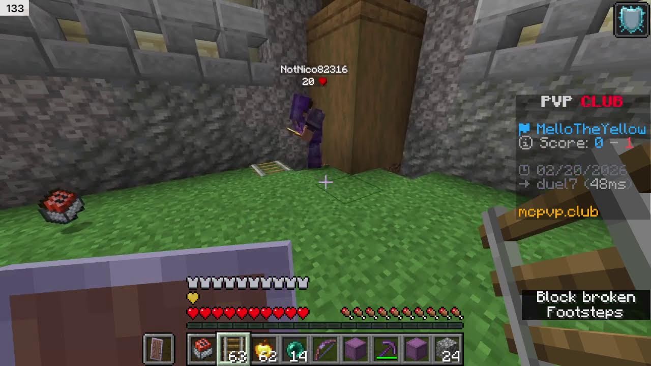 practicing minecraft pvp on pvp club