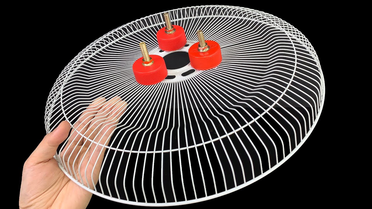 You won't believe this! Great DIY idea from an old FAN CAGE that will make your knives razor sharp!