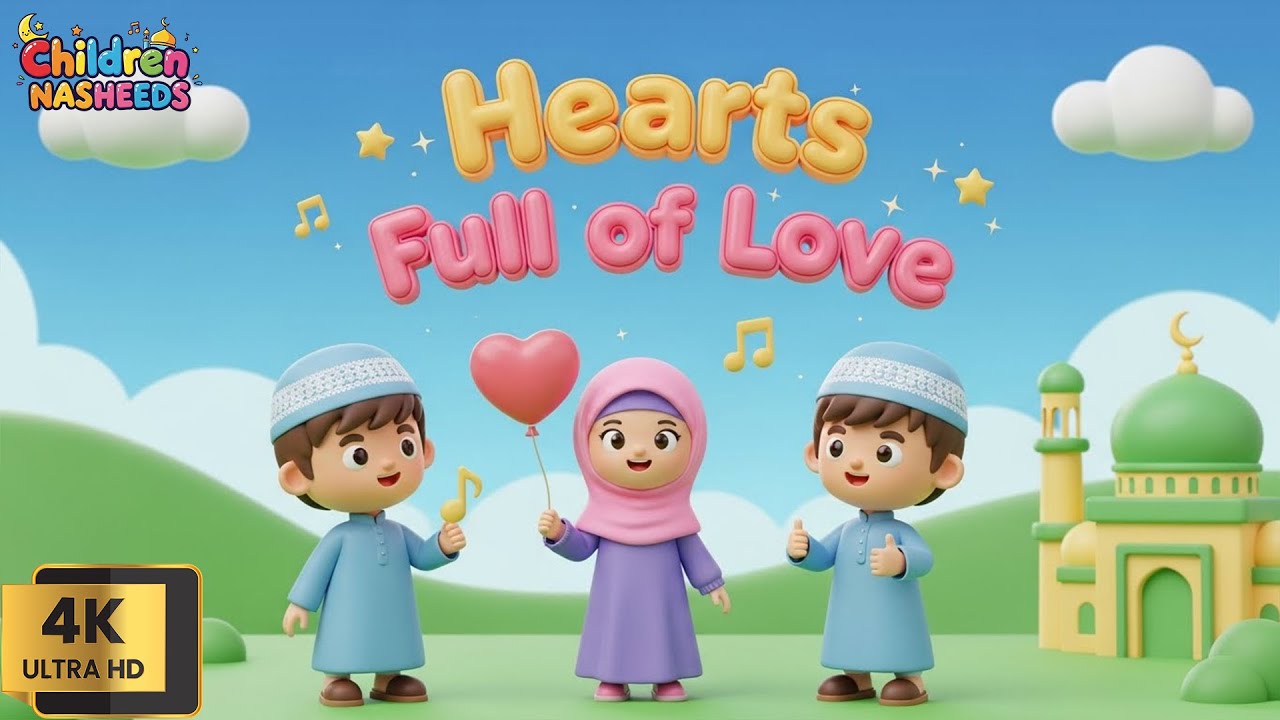 Hearts Full of Love | Islamic Children Rhymes | 3D Islamic Cartoon Nasheed