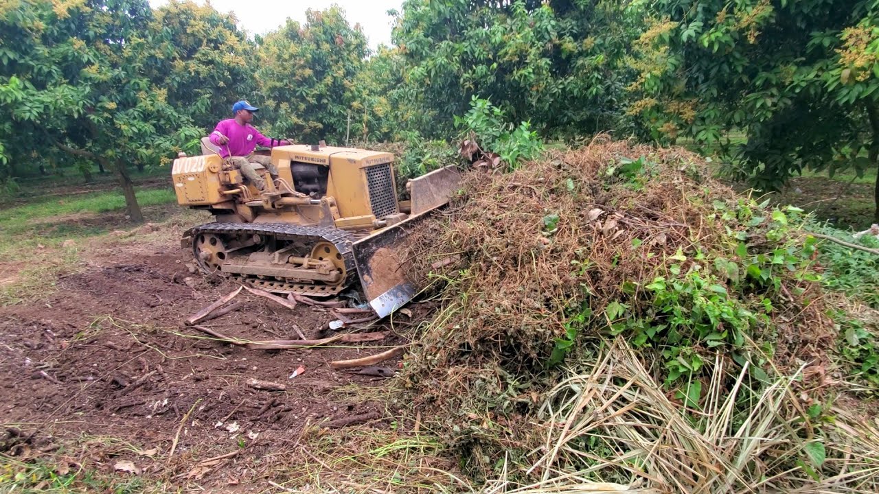 Great new project!! Strong clearing, pushing soil dumping garbage bins under houses by Dozer & Truck