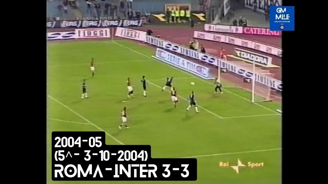 2004-05 (5^ - 03-10-2004) Roma-INTER 3-3 Servizio D.S.Rai2