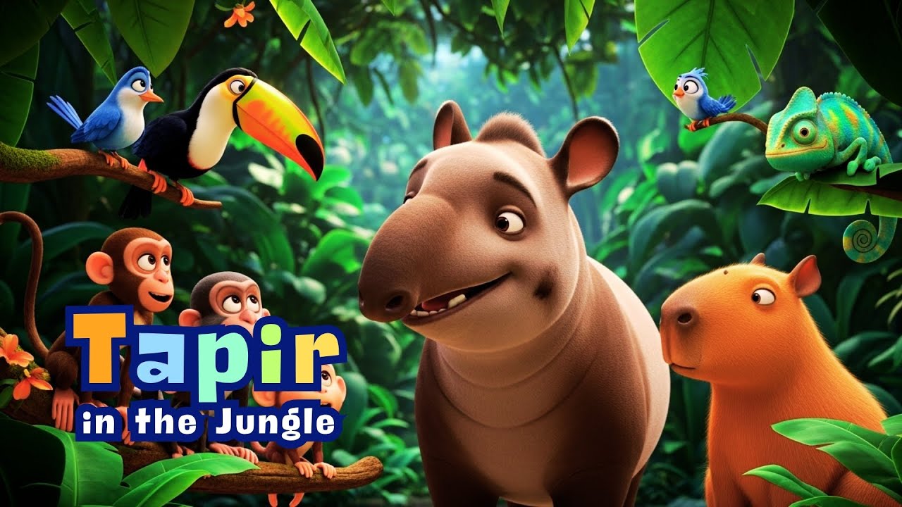 Tapir in the Jungle – A Fun Animal Song for Kids!