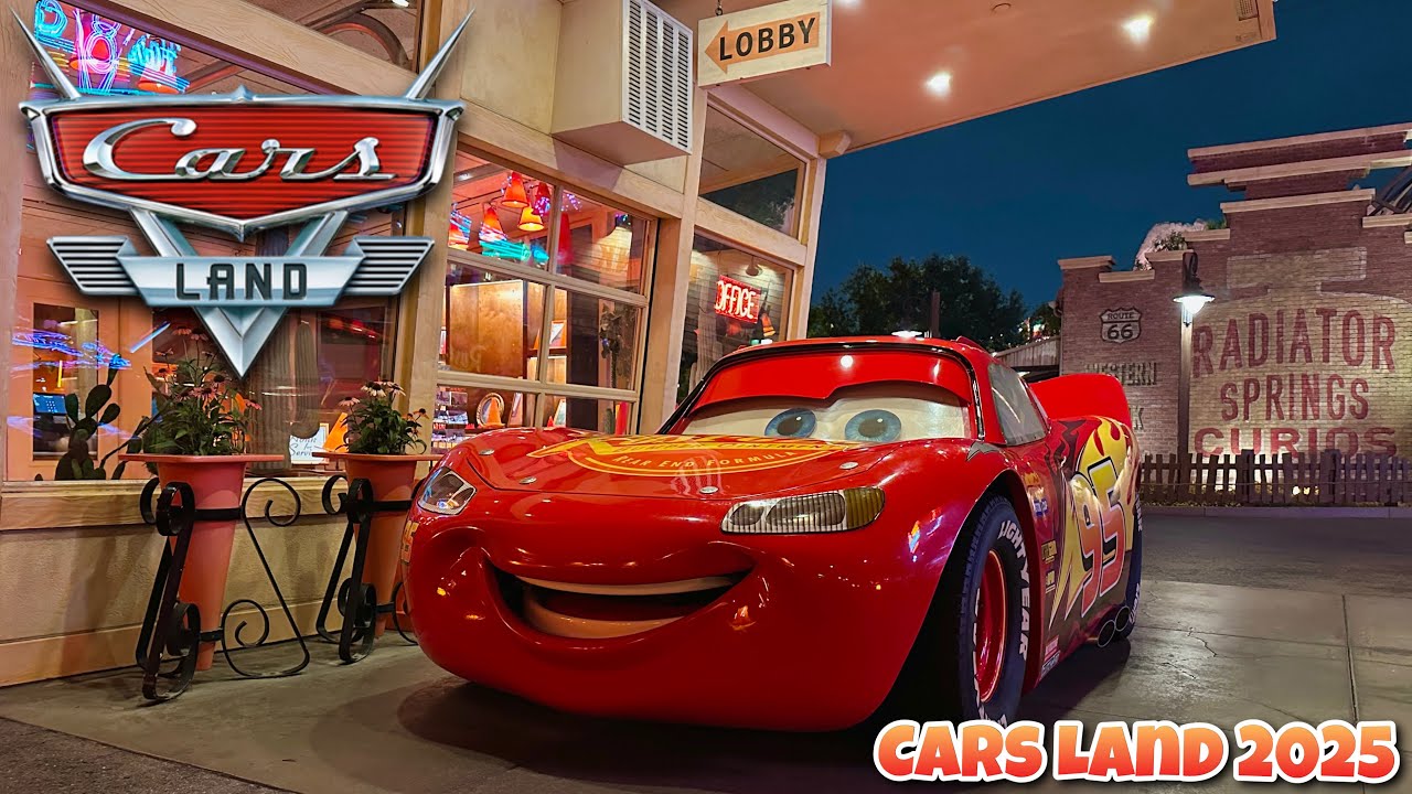 Summertime In Radiator Springs: 2025 Cars Land Vlog At Disney California Adventure