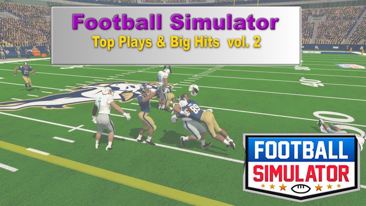 Top Plays and Big Hits Vol. 2  | Football Simulator