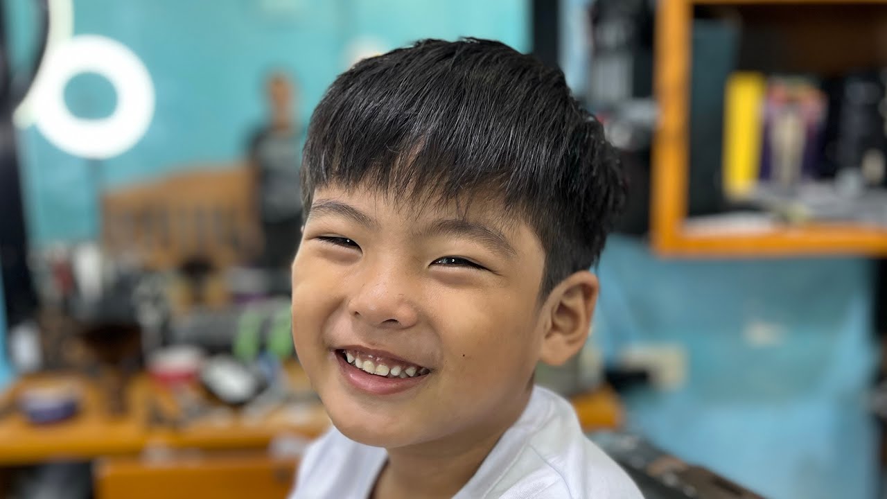 TWO BLOCK KOREAN HAIRSTYLE FOR KIDS HAIRCUT TUTORIAL 