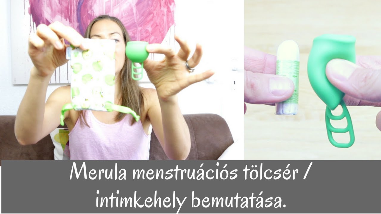 Merula menstruációs tölcsér / intimkehely bemutatása.