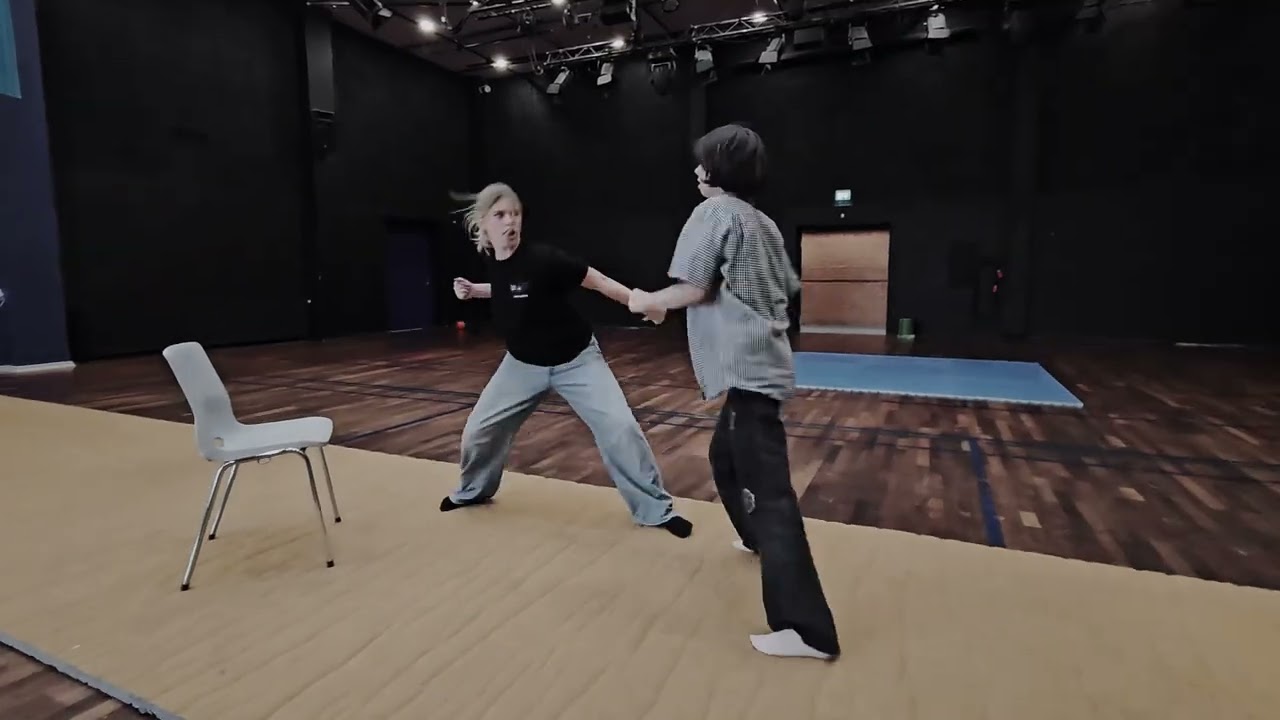 Stage Fighting - Sara Vs Andrea