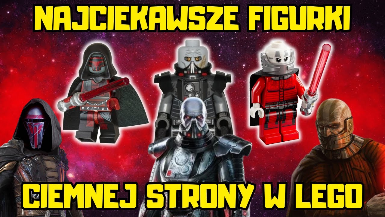 Najlepsze minifigurki z ciemnej strony w lego