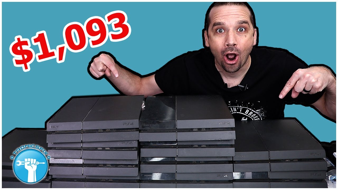 I Bought 12 Broken PS4's From eBay - Let's Try to Fix Them!