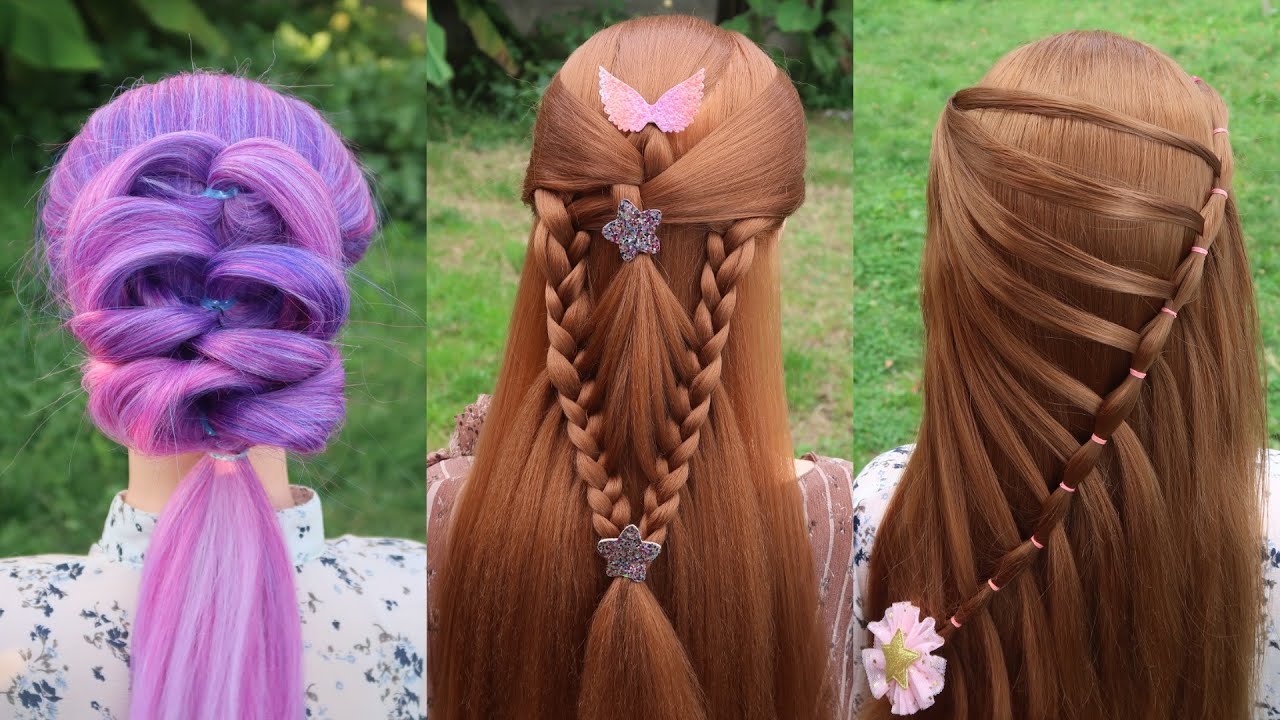 20 Beautiful Hairstyle Without Clutcher Hairstyles - Easy Hairstyle Without Hair Tools