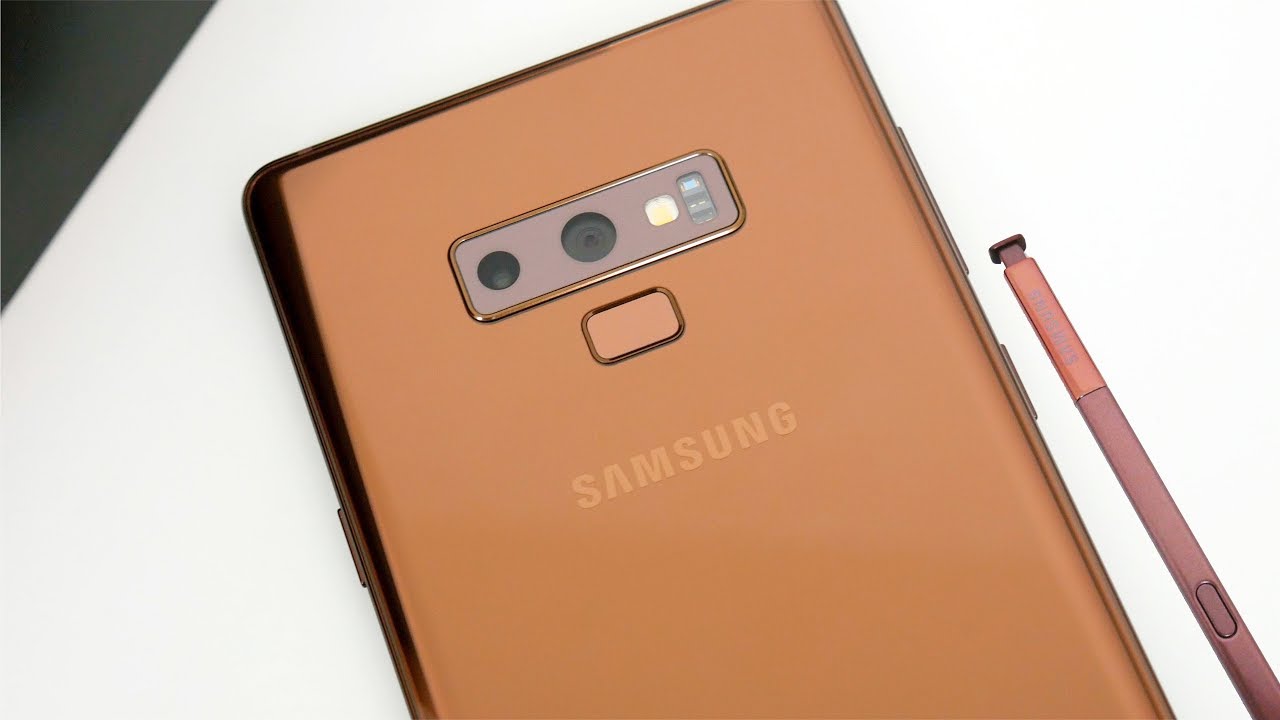 Samsung Galaxy Note 9 Metallic Copper Retail Unboxing & Impressions!