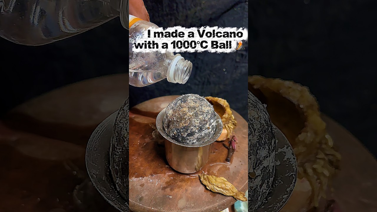 Don't Blink: 1000°C vs. Water Bottle ⏱️💧
