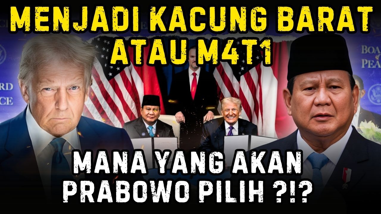 LEBIH BAIK JADI KACUNG BARAT ATAU HARUS M*TI?! INI YANG PRABOWO PILIH...