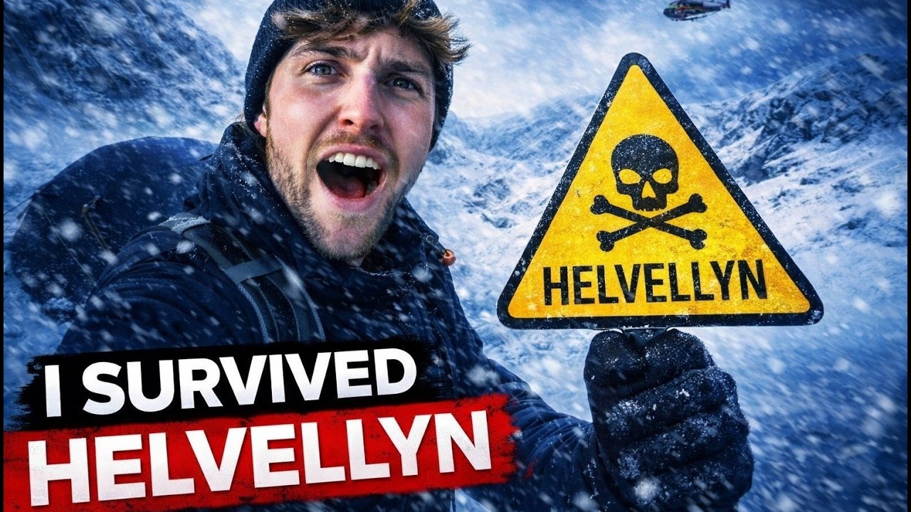 I SURVIVED 60mph Winds on Helvellyn / Overnight Stay in 1940s Bothy