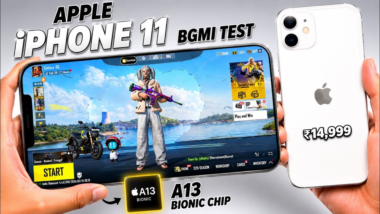 iPhone 11 Bgmi Test in 2026 || Best 60 FPS Under ₹15,000?
