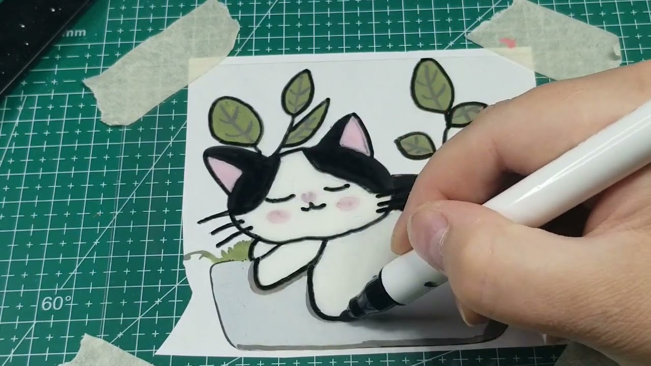 How to make a shrink plastic ornament / Shrinky Dinks/ ASMR/ Color with me/ Shrinky Dink Tutorial