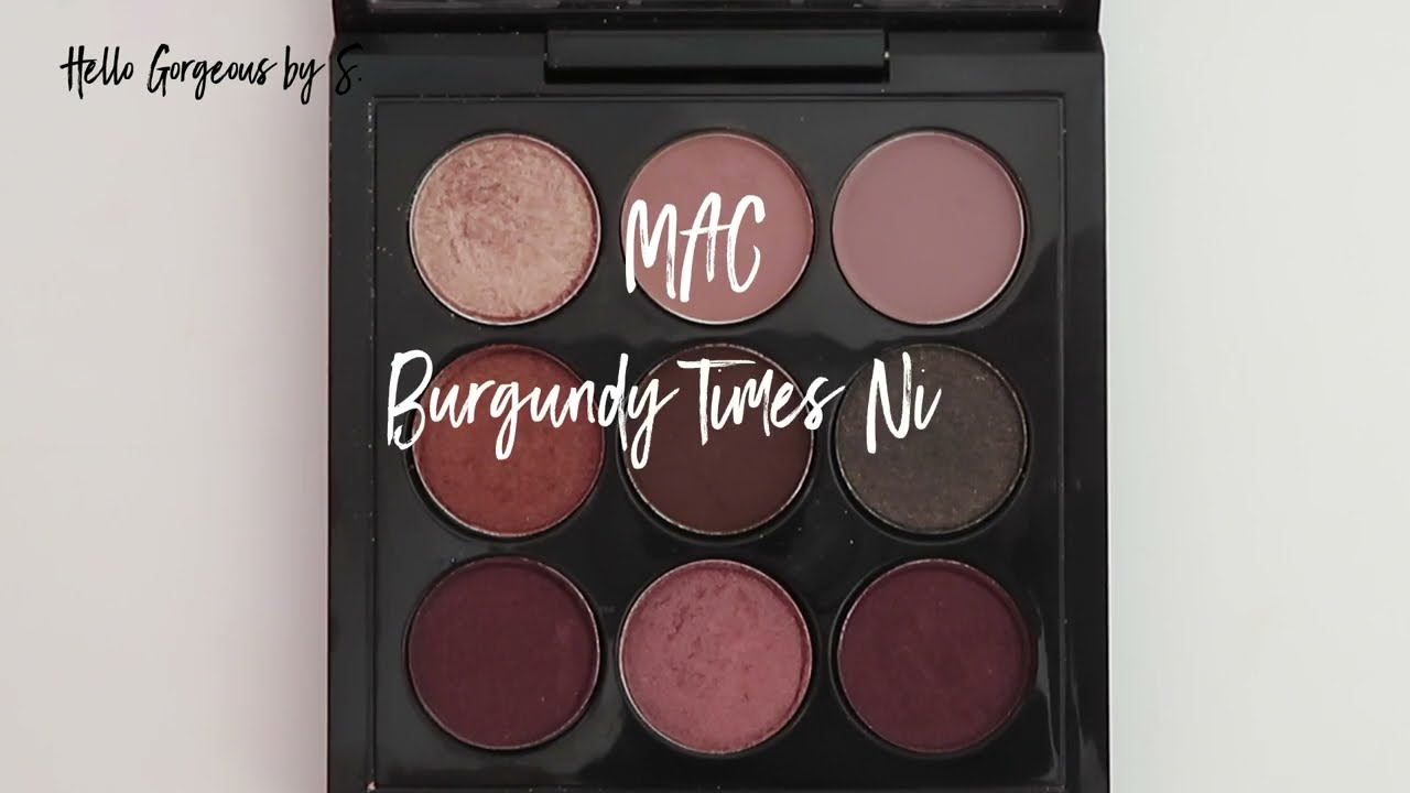 MAC ~Burgundy Times Nine~ Eyeshadow Palette