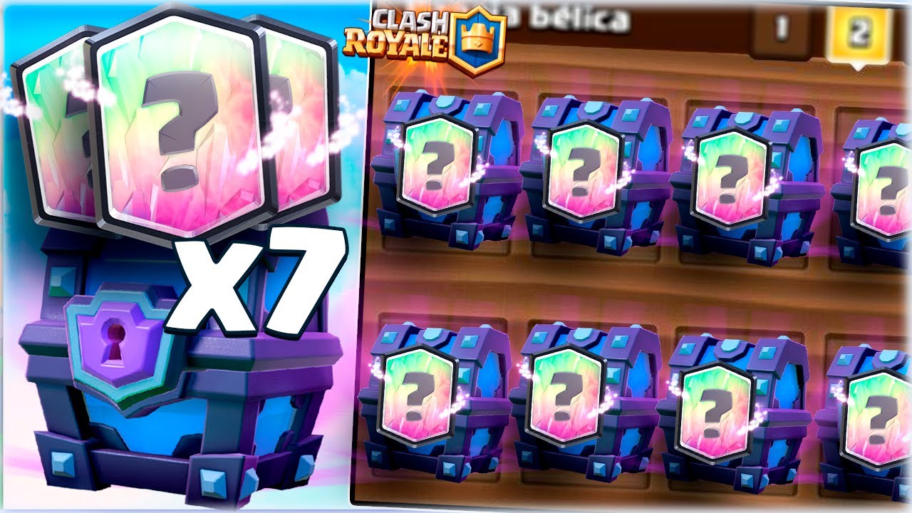 ¡¡ 7 LEGENDARIAS EN 8 COFRES | EL MAZO DE LOS 8 SUPERMAGICOS !! - Clash Royale [WithZack]