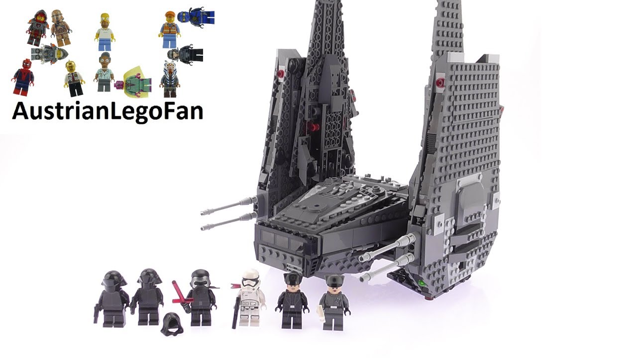 Lego Star Wars 75104 Kylo Ren&acute;s Command Shuttle - Lego Speed Build Review