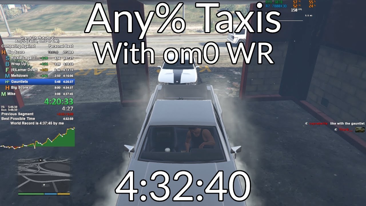 GTA 5 Any% Taxis With om0 Speedrun in 
