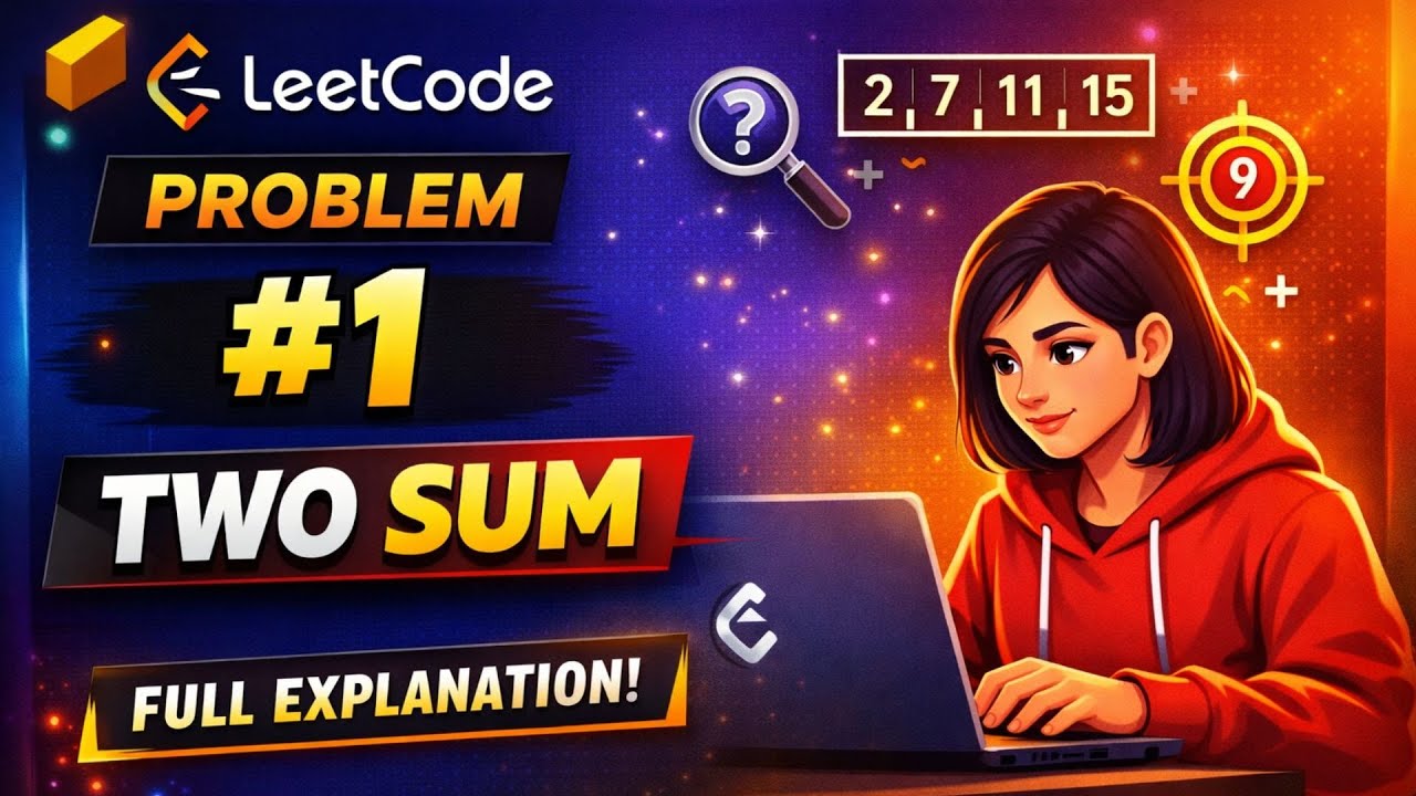 Two Sum Problem Explained | LeetCode #1 | DSA Made Easy